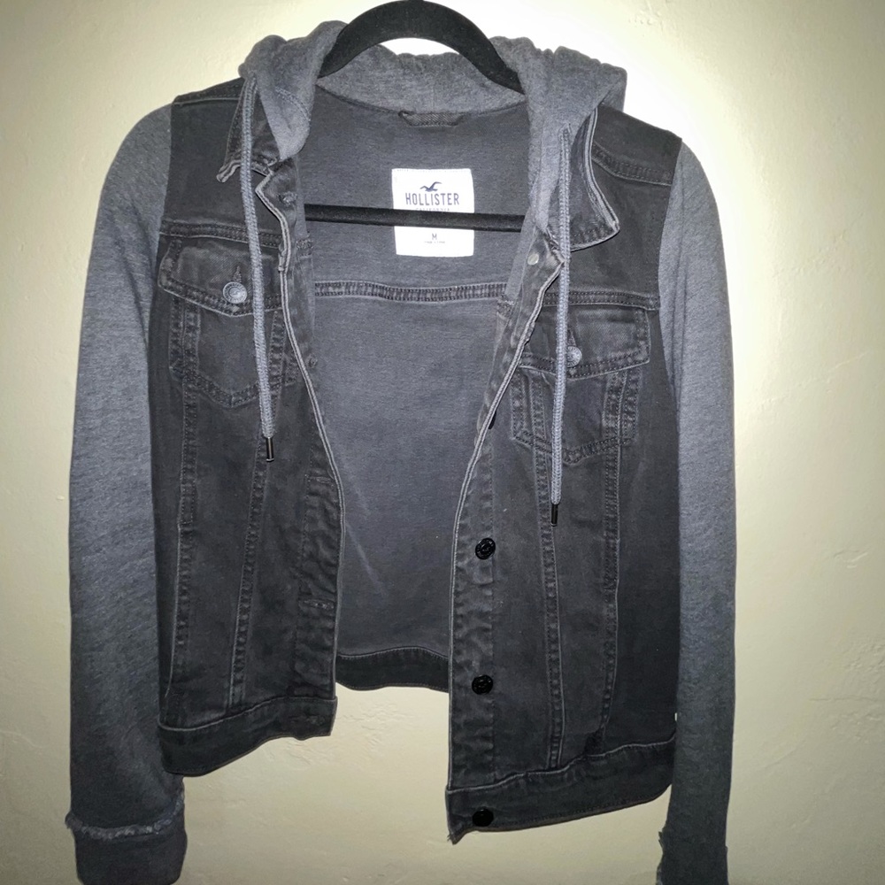Hollister Jean / Sweatshirt Jacket Size M